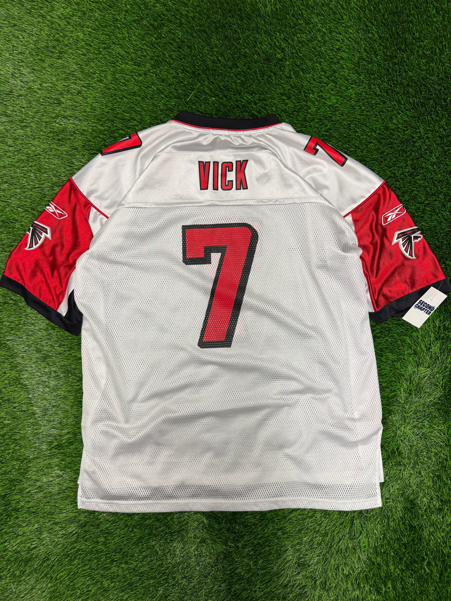 00s Atlanta Falcons Michael Vick #7 Reebok Jersey (XL)