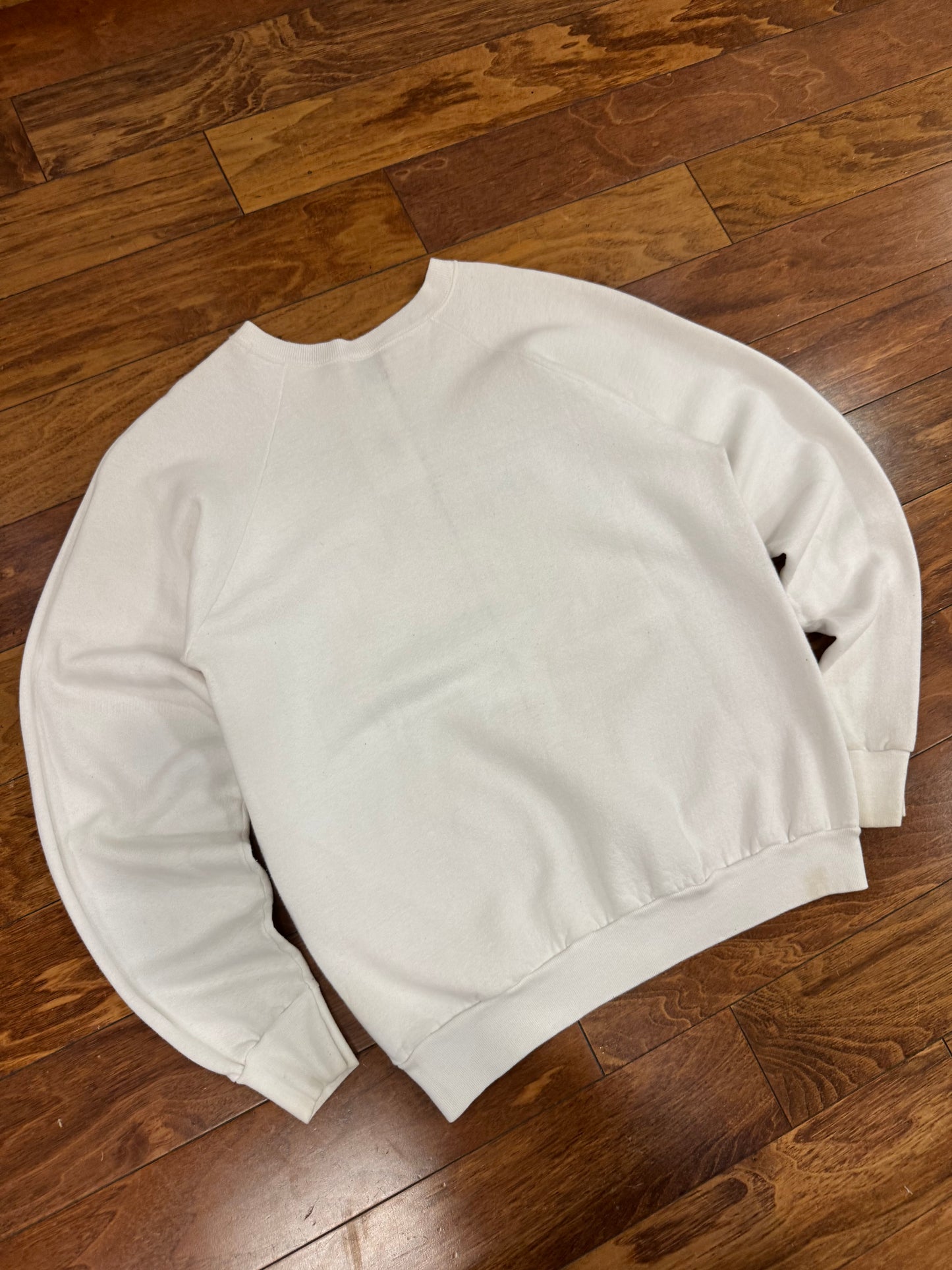 1990 Broncos v 49ers Super Bowl White Crewneck (M)