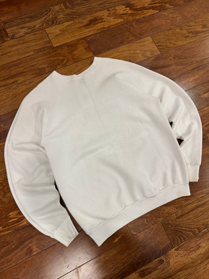 1990 Broncos v 49ers Super Bowl White Crewneck (M)