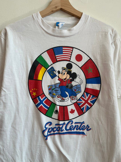 90s Disney Epcot Mickey Tee (M)