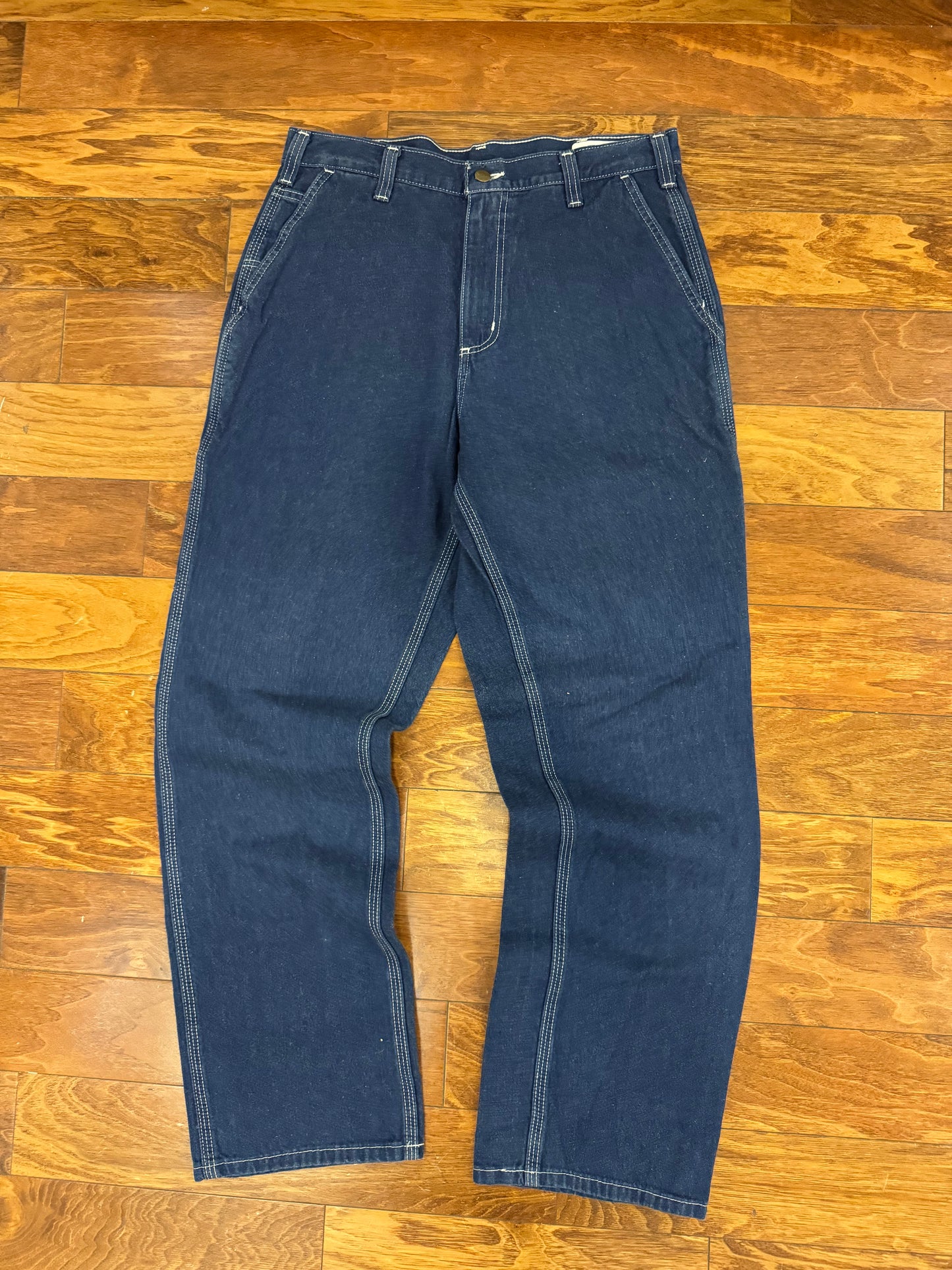 00s Carhartt Dark Wash Carpenter Jeans (32 x 32)