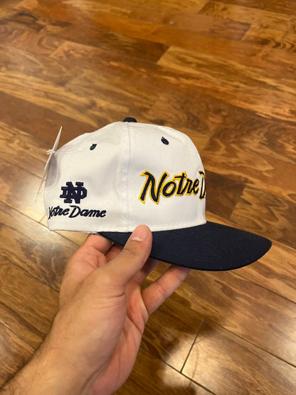 90s Notre Dame Montana White Hat (OS)