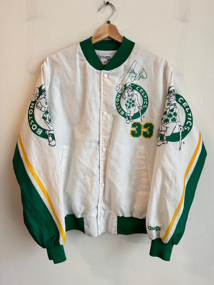 90s Larry Bird Boston Celtics Vintage Fanimation Jacket (M)