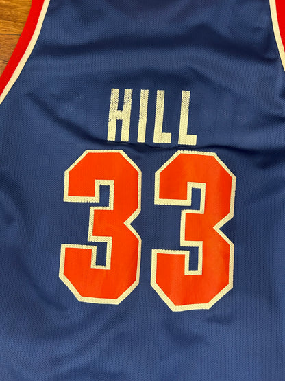90s Detroit Pistons Grant Hill #33 Champion NBA Jersey (L)