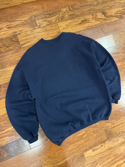 1999 New York Yankees Vintage Graphic Navy Crewneck (XXL)