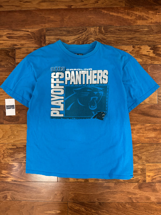 2013 Panthers Playoffs Blue Tee (XL)