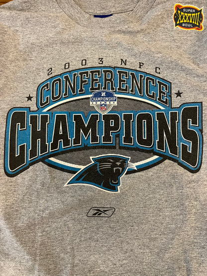 2003 Carolina Panthers Conference Champions Tee (M)