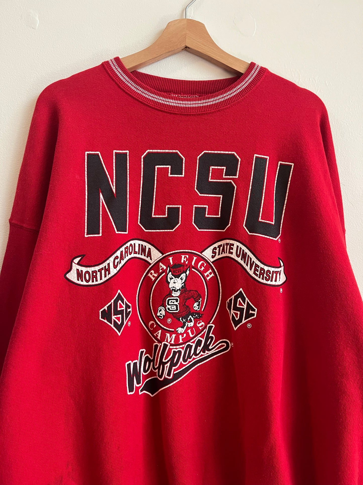 90s NC State Wolfpack Galt Sand Old Logo Crewneck (XL)