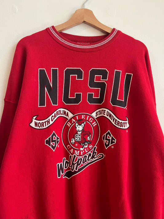 90s NC State Wolfpack Galt Sand Old Logo Crewneck (XL)