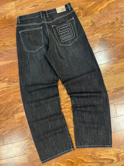 00s Sean John Baggy Black Jeans (36x34)