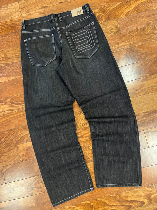 00s Sean John Baggy Black Jeans (36x34)