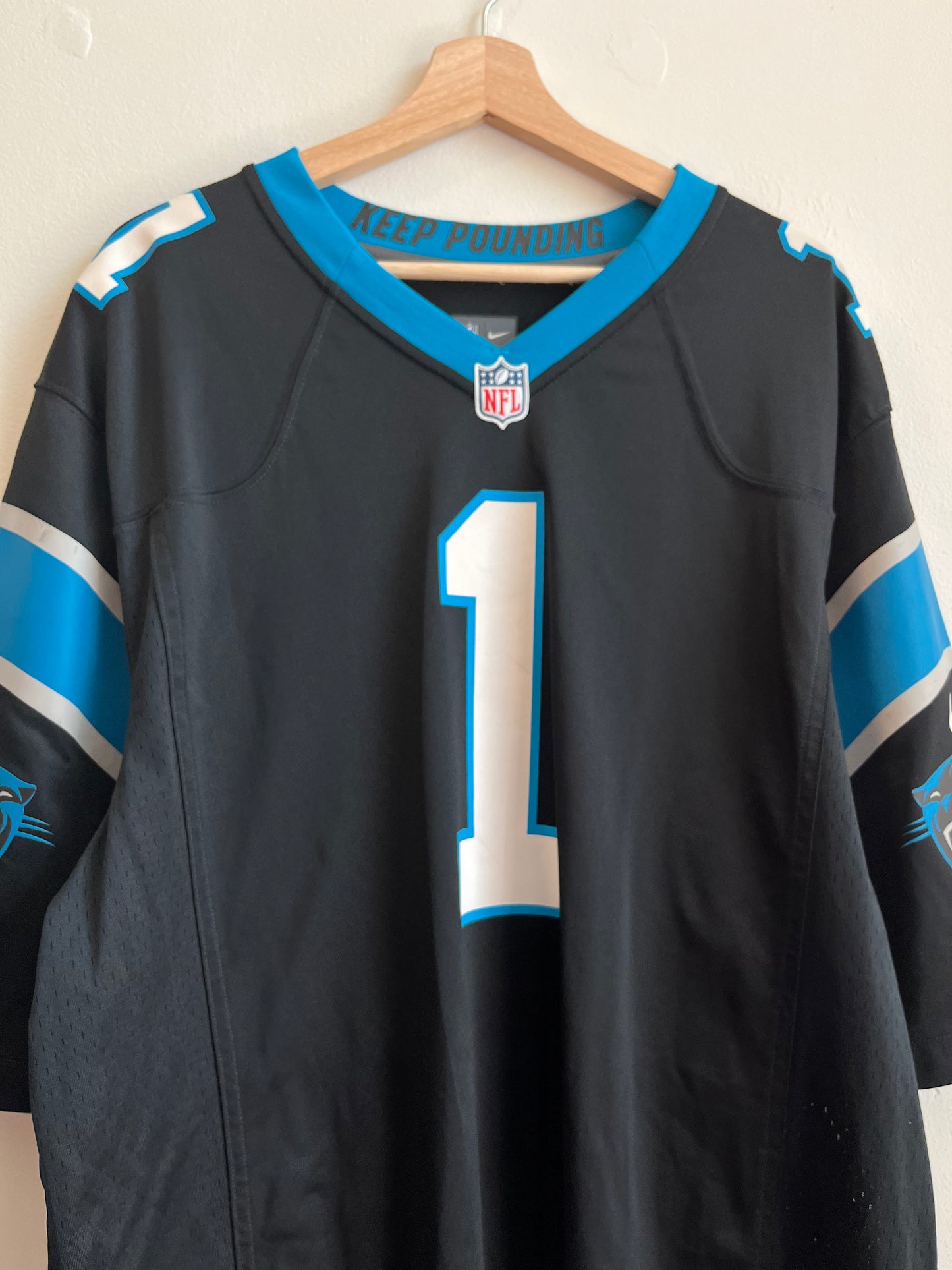 2010s Carolina Panthers Cam Newton Nike Jersey (XXL)