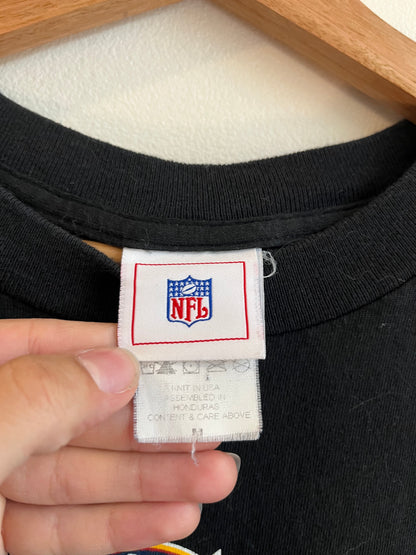 2003 Carolina Panthers NFL Super Bowl NFC Champions Black Tee (M)
