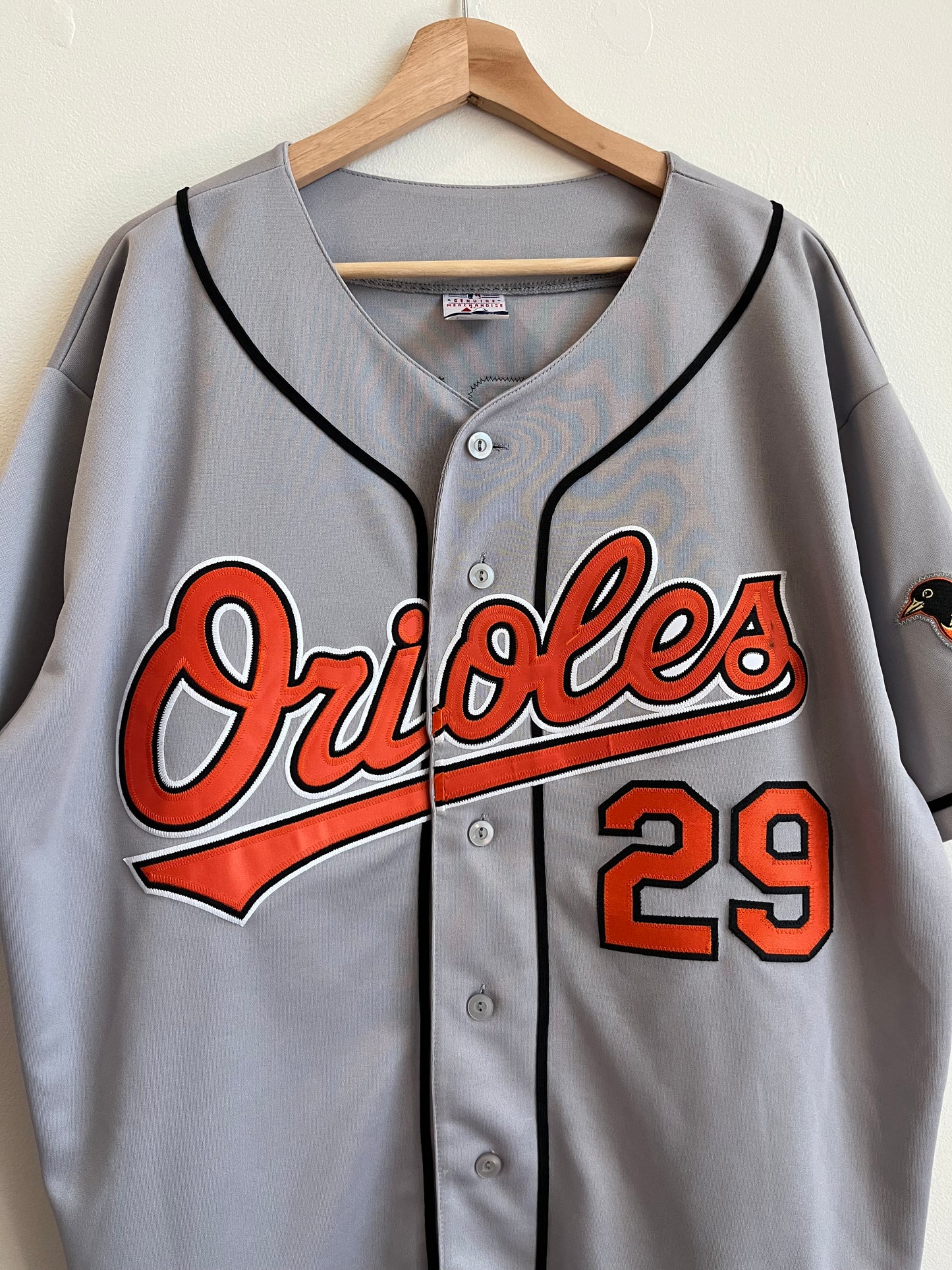 90s Baltimore Orioles Joe Carter Stitched MLB Jersey (XL)
