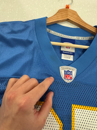 00s San Diego Chargers Antonio Gates Reebok Powder Blue Jersey (L)