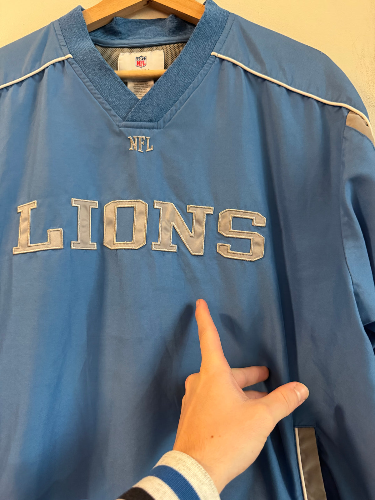 2008 Detroit Lions Spell Out Windbreaker (M)