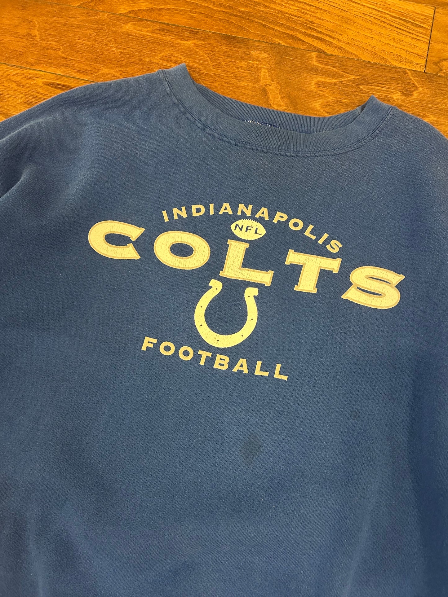 00s Indianapolis Colts Spell Out Crewneck (XL)