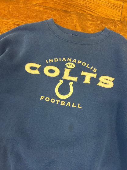 00s Indianapolis Colts Spell Out Crewneck (XL)