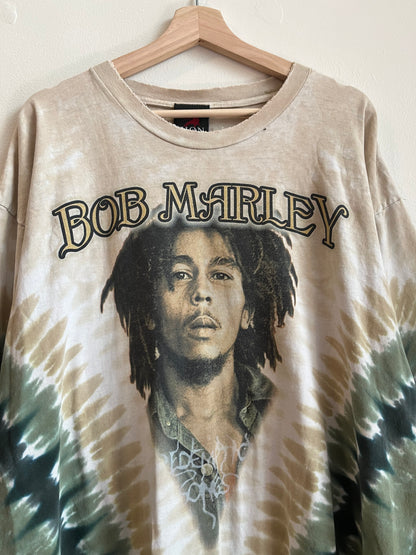 2003 Bob Marley Zion "Songs Of Freedom" Tie Dye Music Tee (XXL)