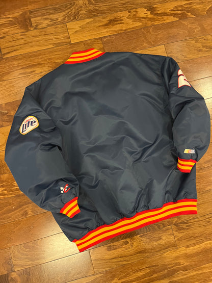 90s Rusty Wallace Chase Authentic Vintage Nascar Satin Jacket (XXL)