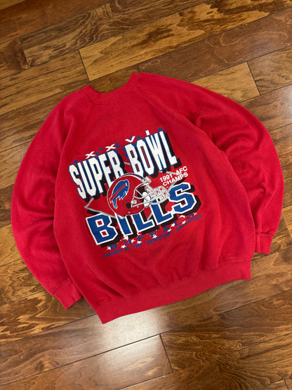 1992 Buffalo Bills Super Bowl Crewneck (L)