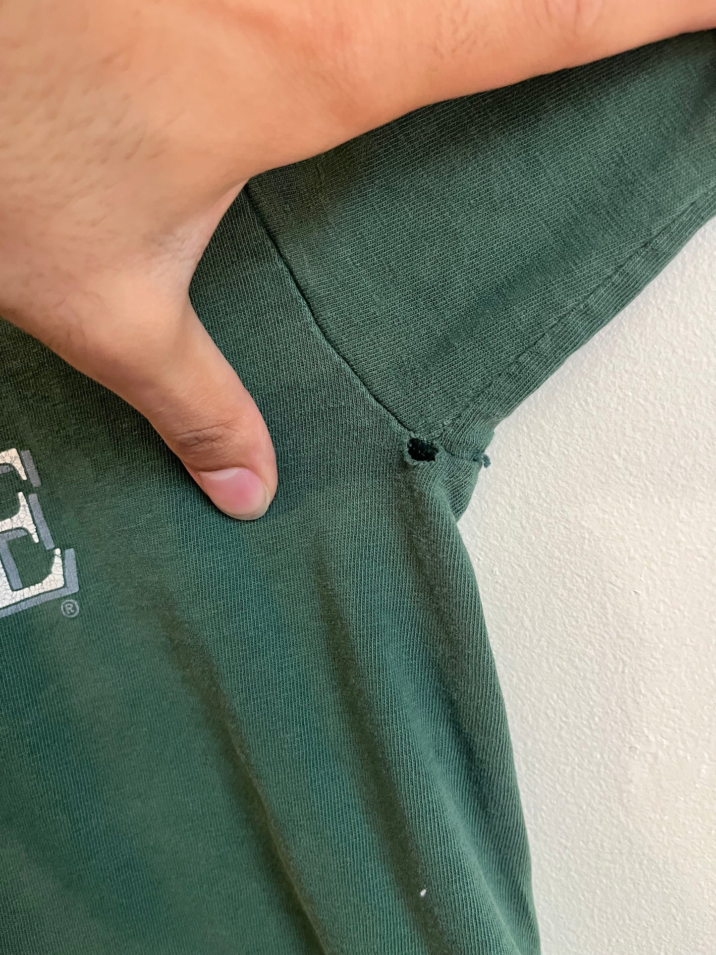 90s UNCC Charlotte Faded Galt Sand Tee (L)