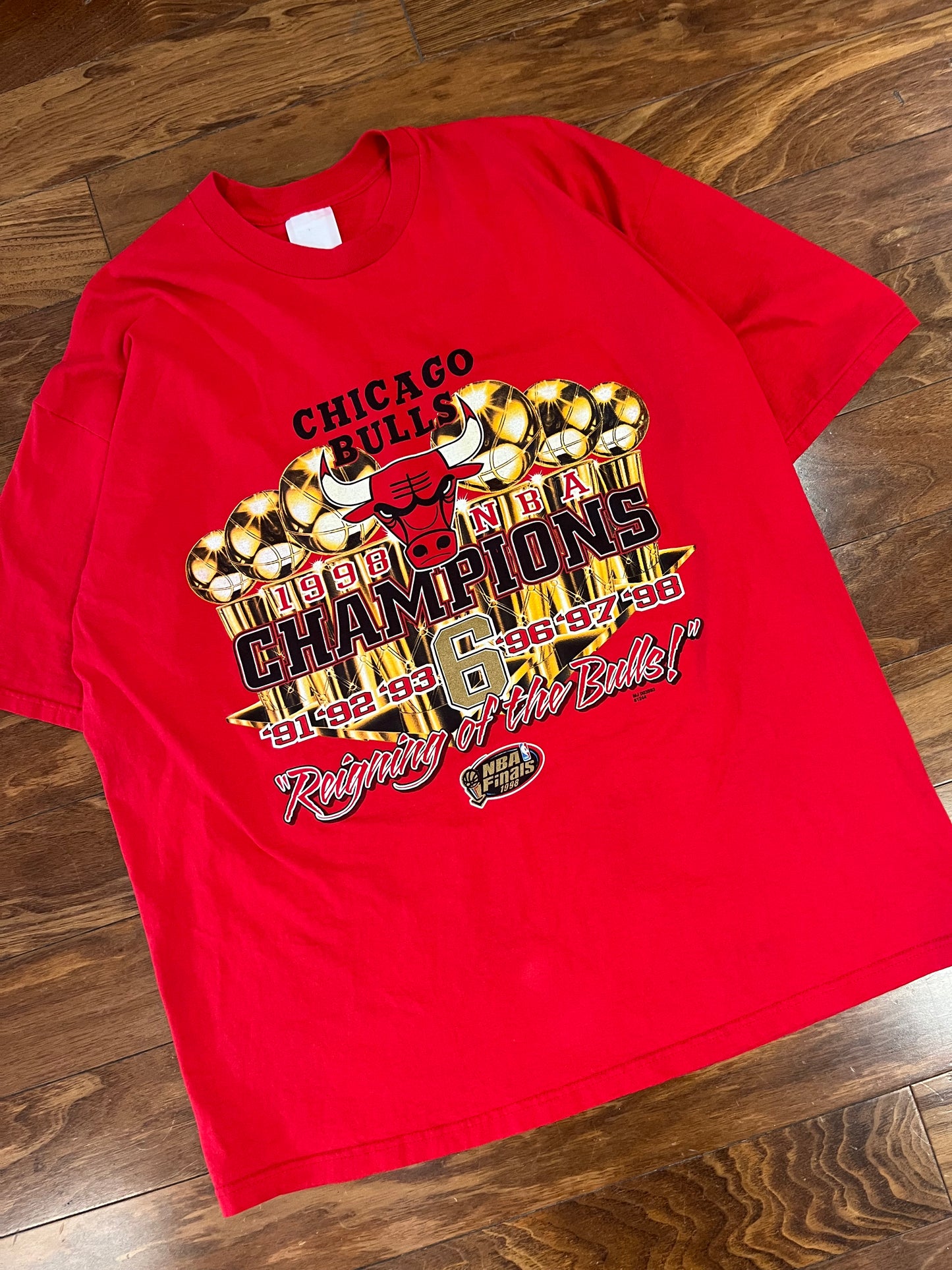 1998 Chicago Bulls Rings Tee (XL)