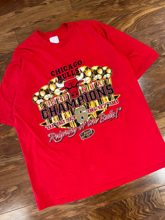 1998 Chicago Bulls Rings Tee (XL)