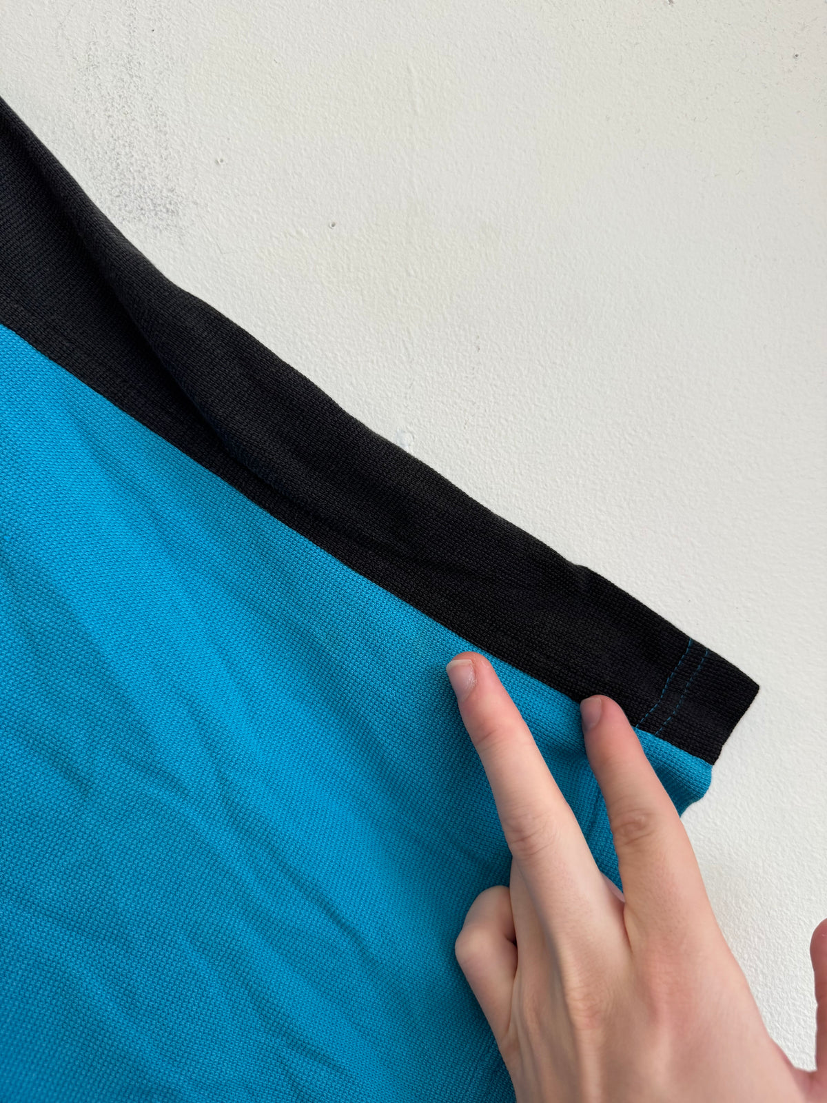 00s Carolina Panthers Reebok Play Dry Polo Shirt (L)