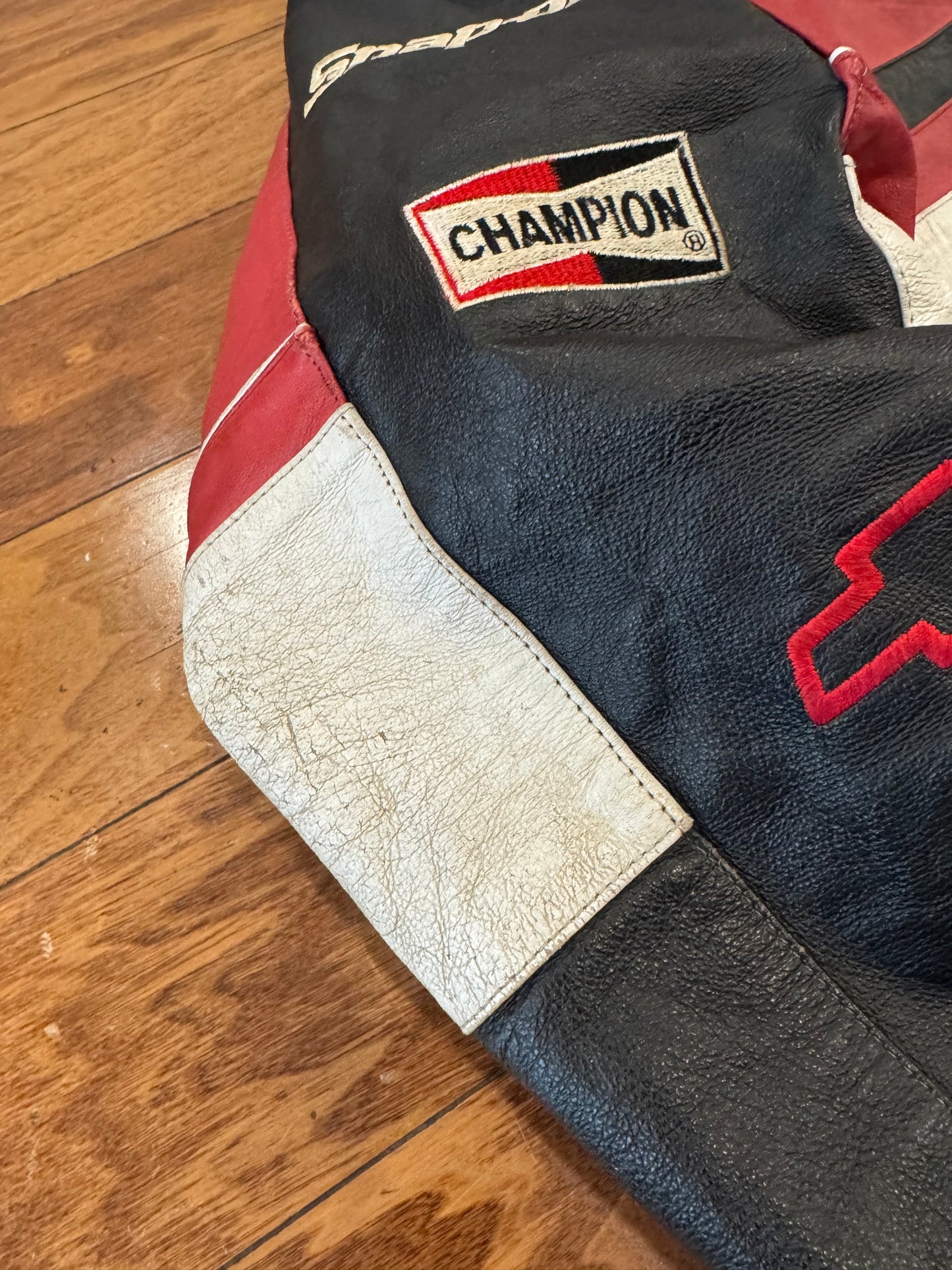 00s Dale Earnhardt Jr. Budweiser Nascar Vintage Wilson Leather Jacket (XL)