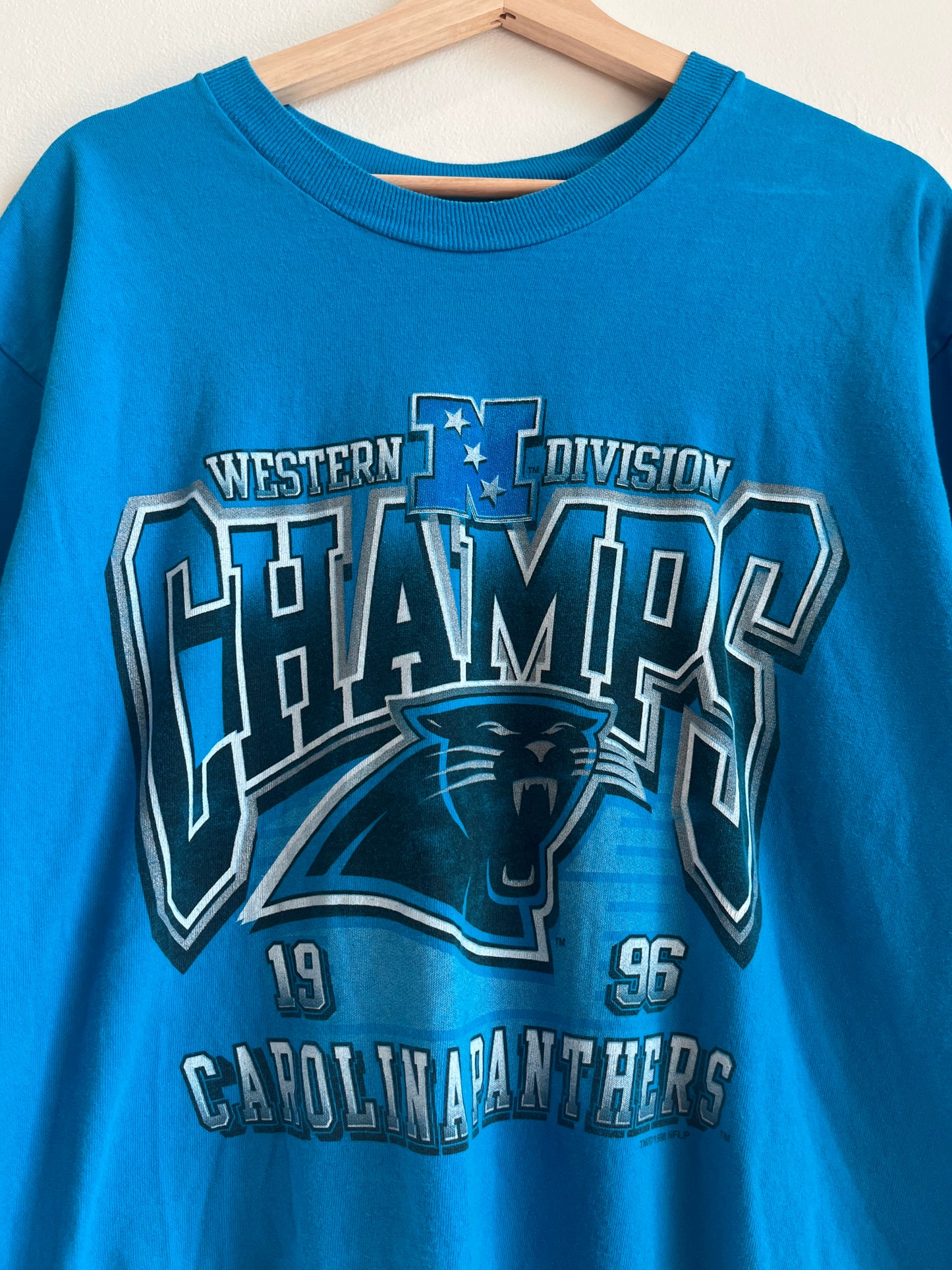 1996 Carolina Panthers Western Division Champs Tee (L)