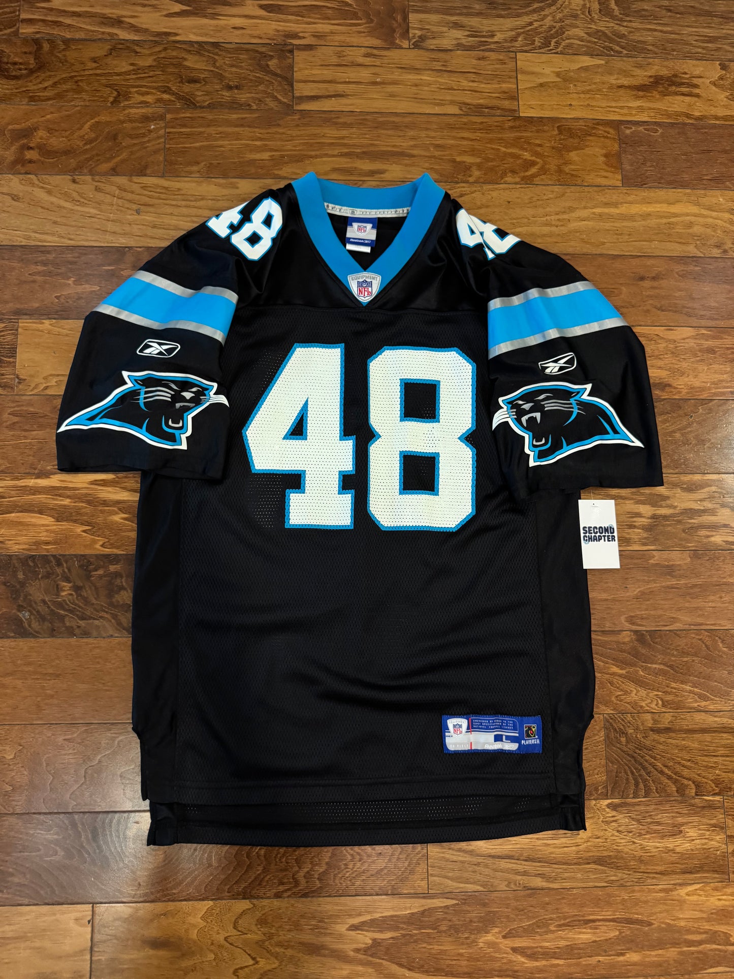 00s Carolina Panthers Stephen Davis Home Jersey (L)