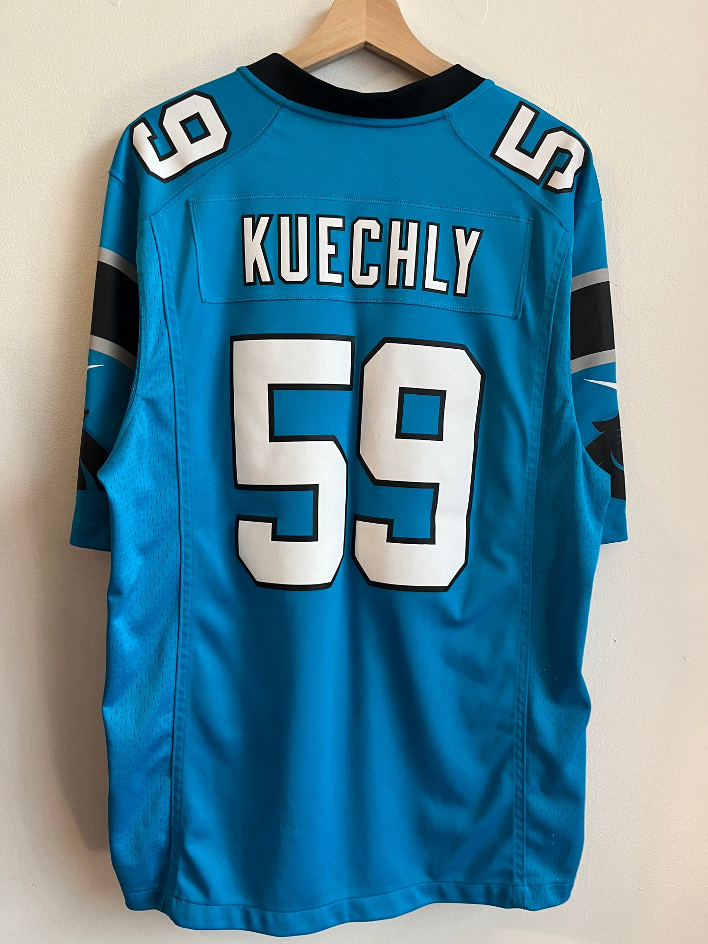 2016 Carolina Panthers Luke Kuechly #59 Blue Nike Jersey (L)