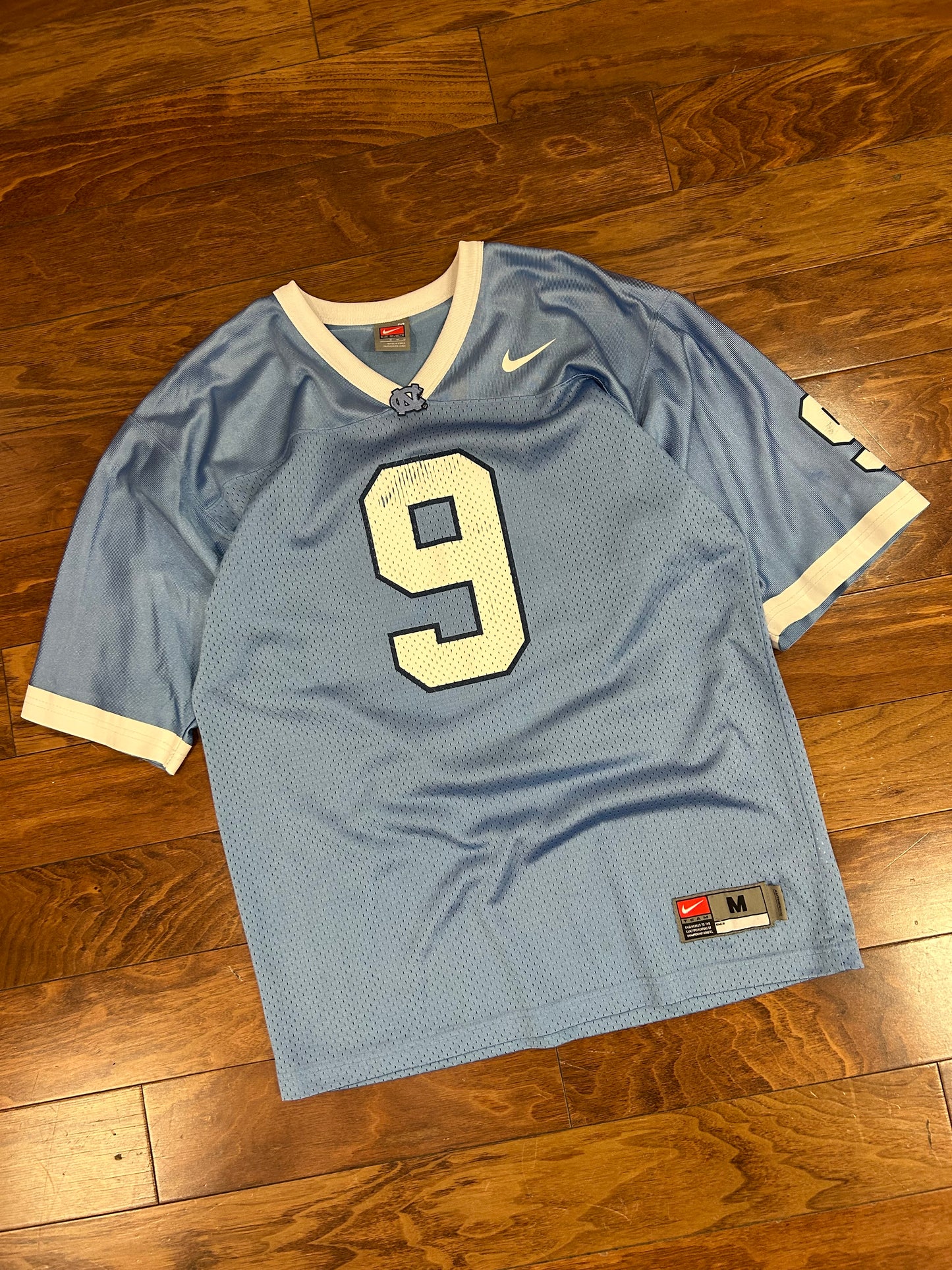 2007 UNC Nike #9 Football Jersey (M)