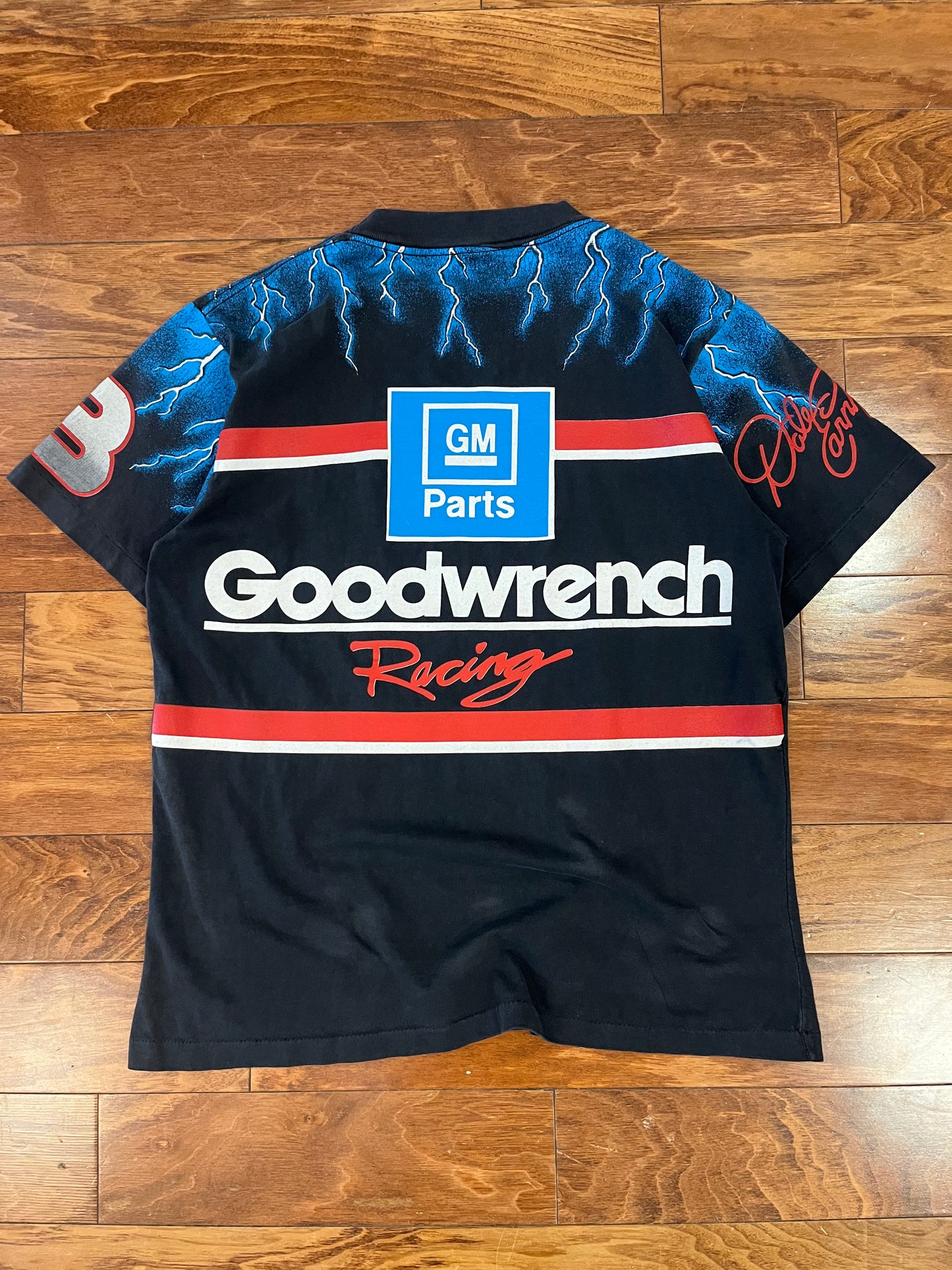 90s "The Black Knight" Nascar AOP Tee (L)