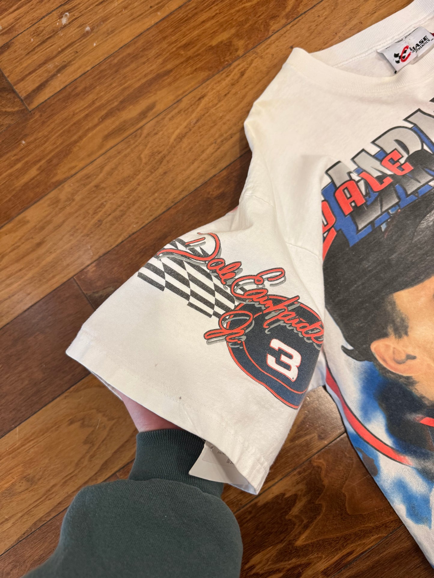 1998 Nascar Dale Earnhardt Jr Portrait of a Champion AOP Tee (XL)