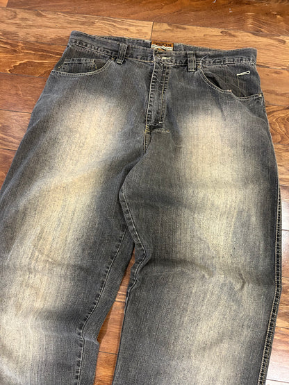 00s Evolution Baggy Faded Jeans (38 x 32)