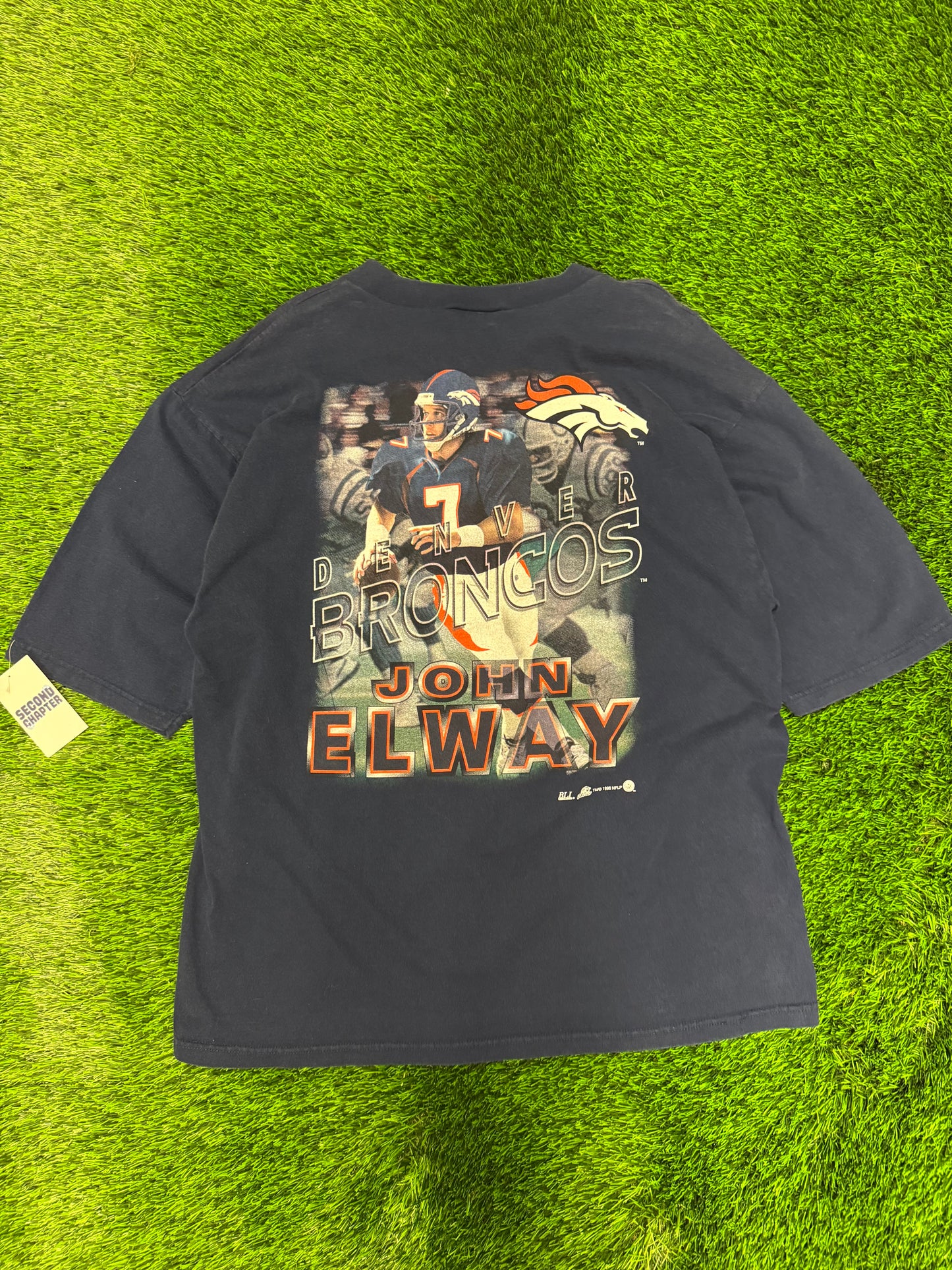 1998 Denver Broncos John Elway V Neck Shirt (XL)