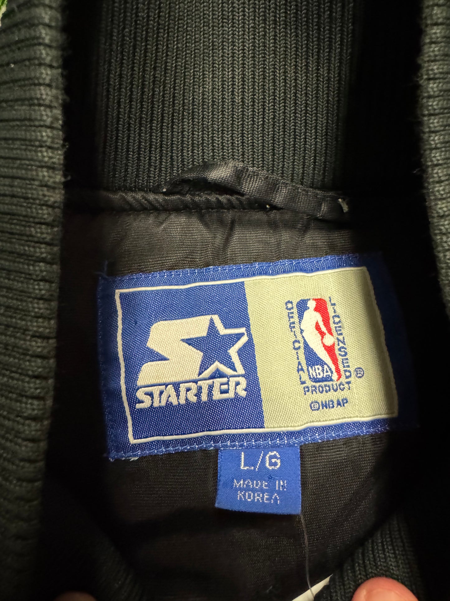 90s Chicago Bulls Vintage NBA Starter Spell Out Jacket (L)