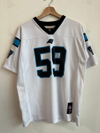 2010s Carolina Panthers Luke Kuechly Away Jersey (Youth XL)