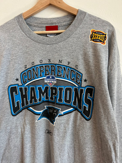 2003 Carolina Panthers NFC Champions Long-Sleeve Shirt (XL)