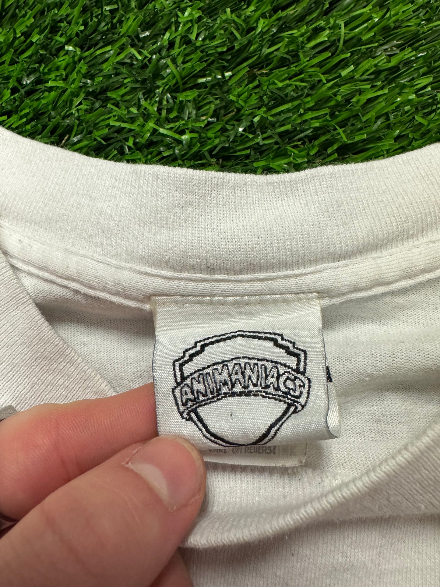 1993 Animaniacs Vintage Warner Bros Double Sided Cartoon Tee (L)