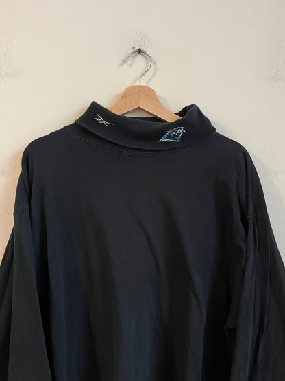 90s Carolina Panthers Reebok Black Turtle Neck (XL)