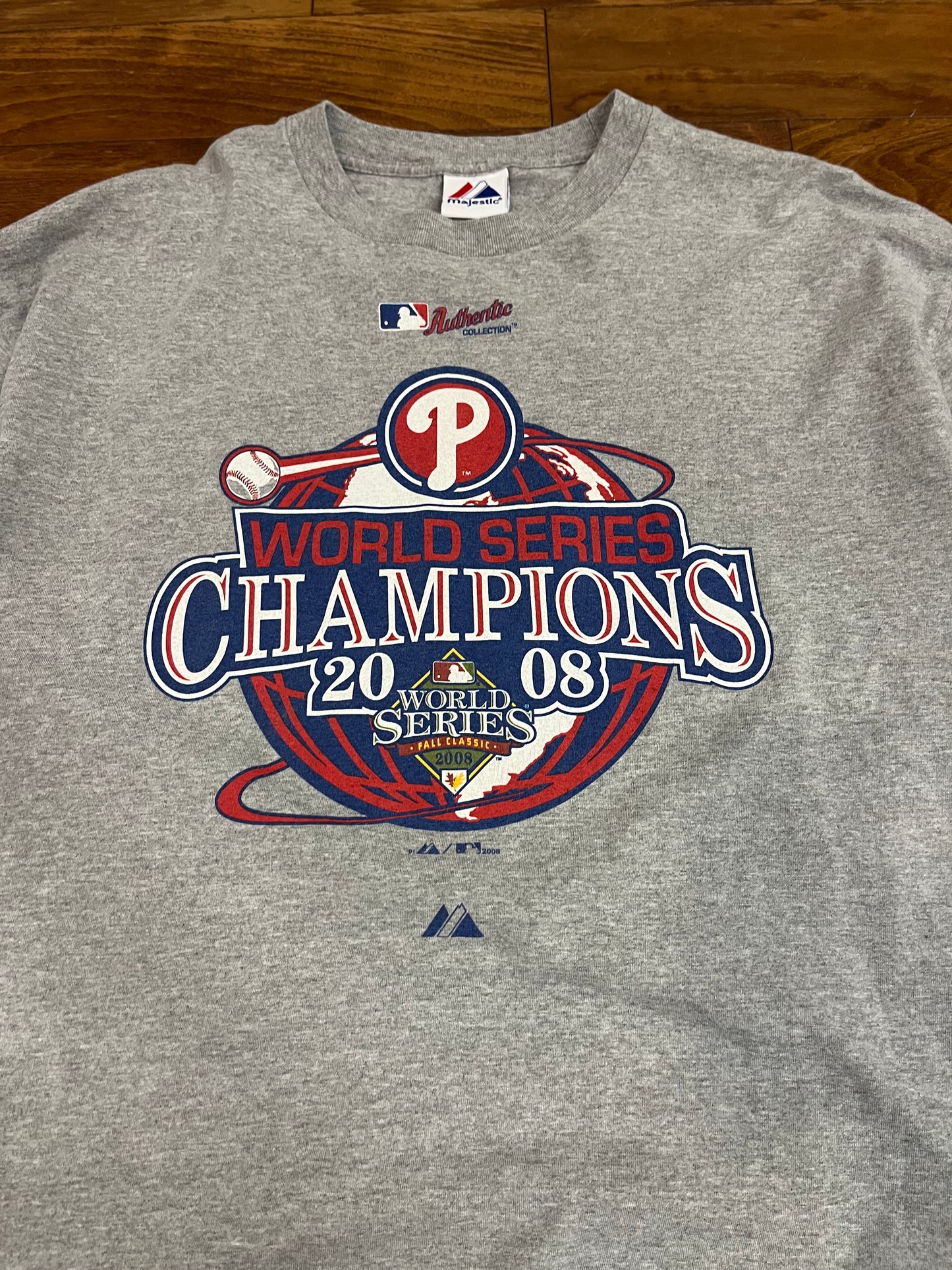 2008 Philadelphia Phillies World Series Tee (XXL)