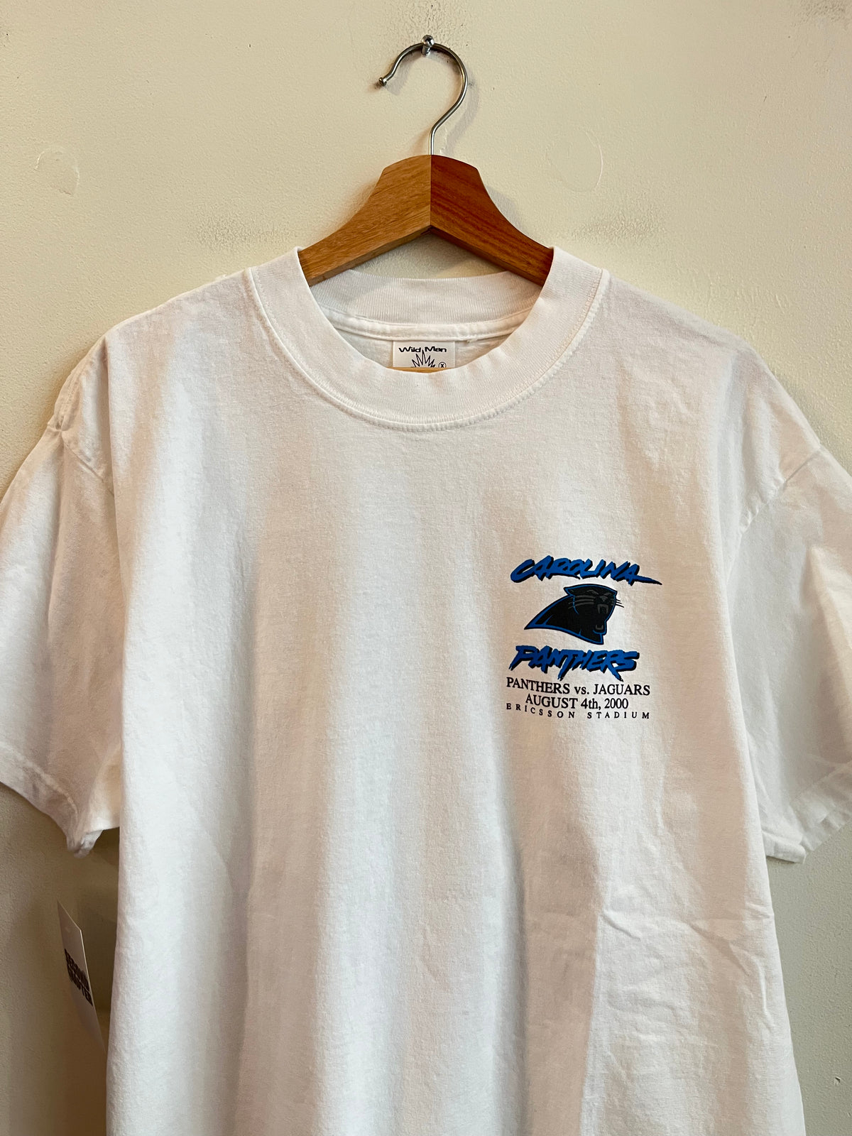 2000 Carolina Panthers vs Jaguars “The Winning Line-Up” Tee (XL)