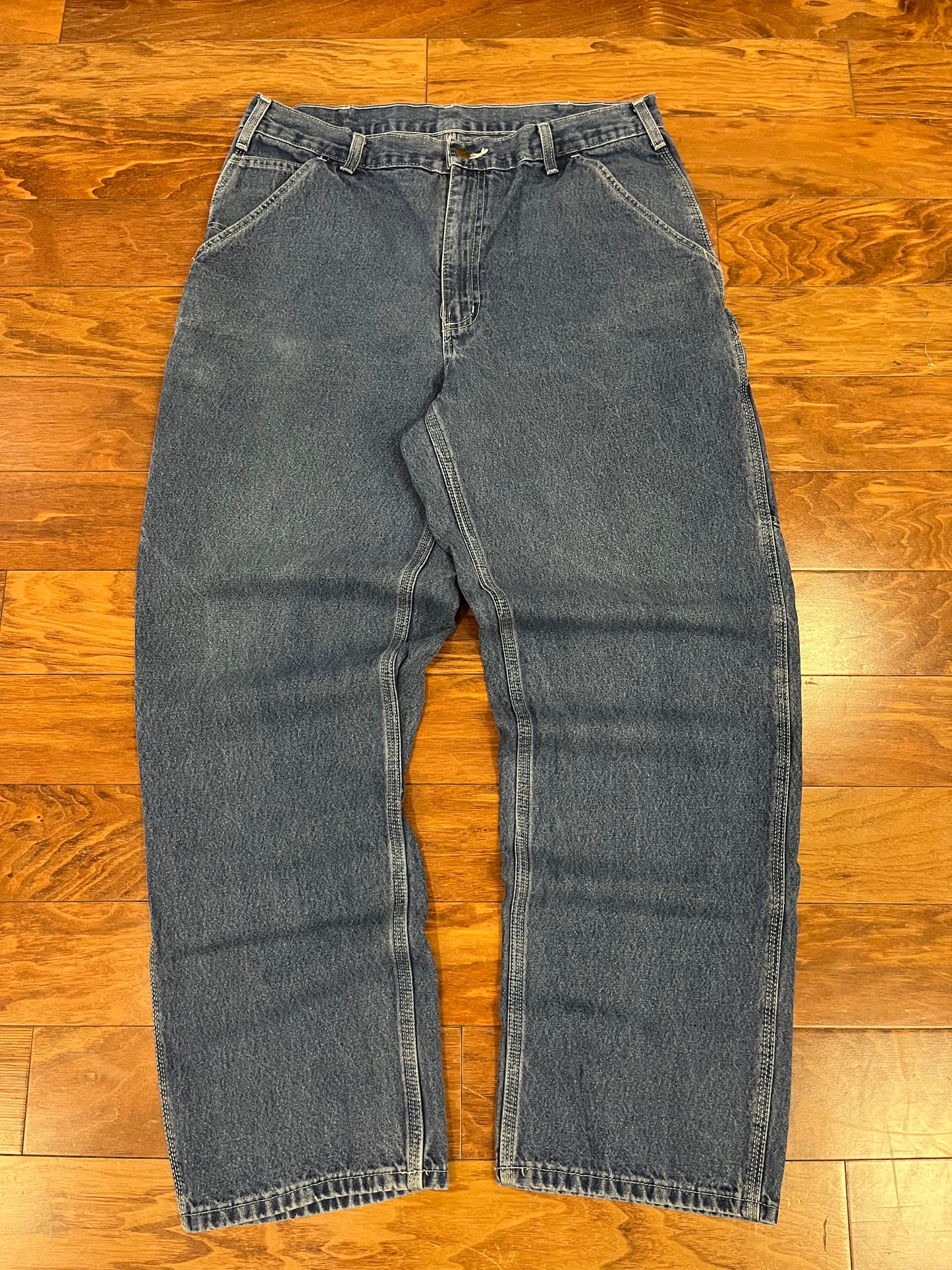 00s Carhartt Blue Carpenter Jeans (36 x 32)