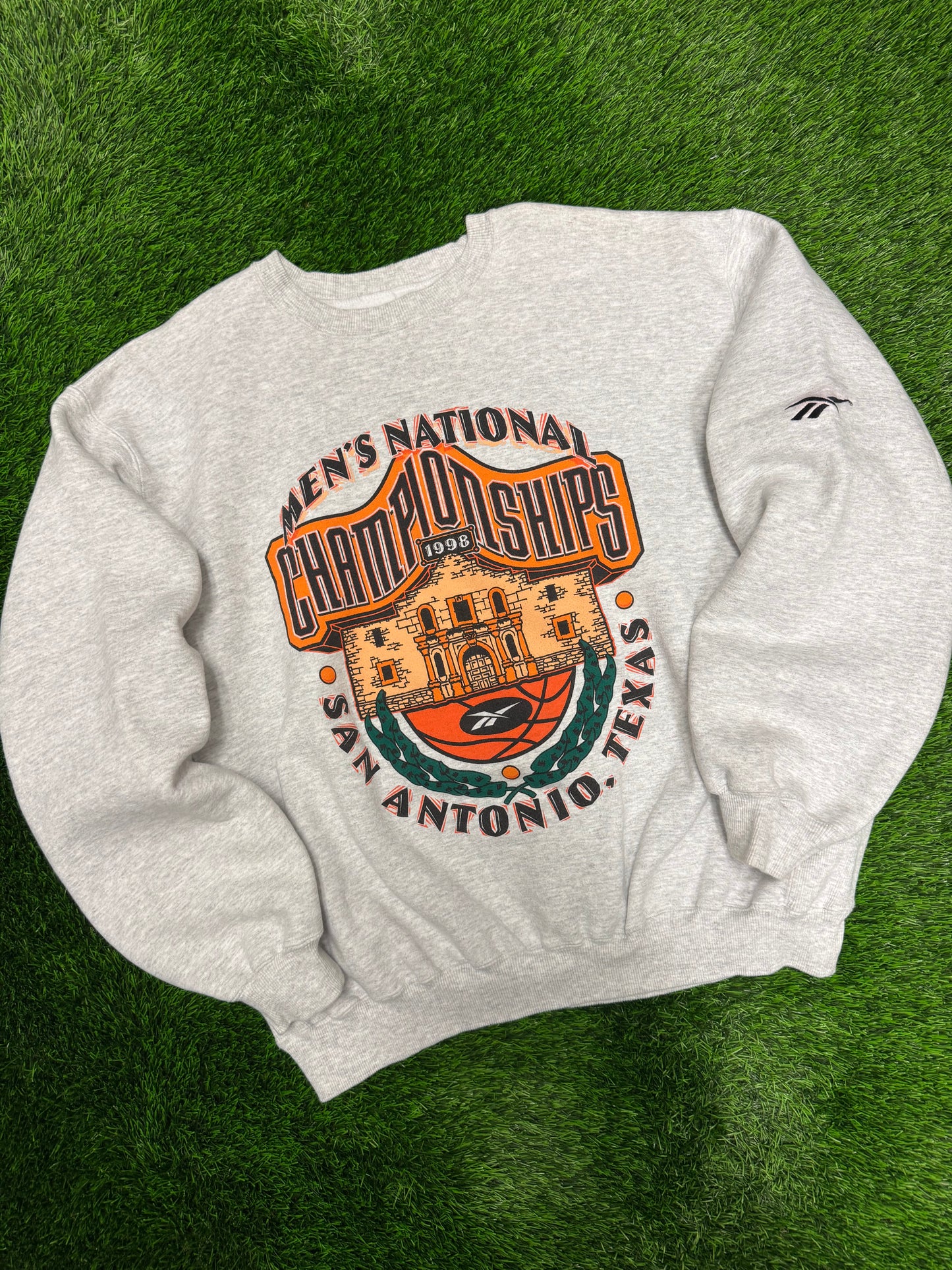 1998 Reebok Men's National Championships Texas Heavy Weight Vintage Crewneck (XXL)