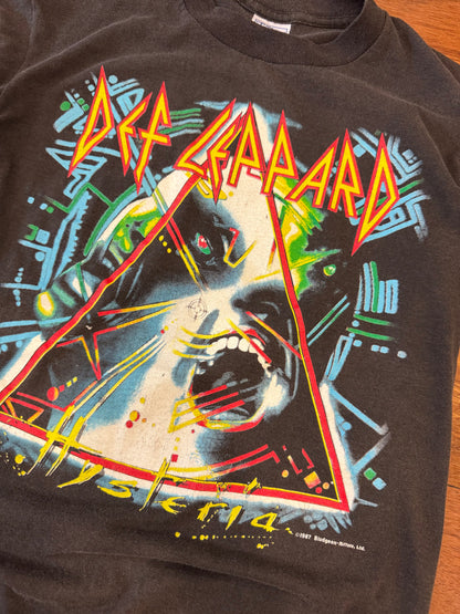 1987 Def Leppard Hysteria Vintage Music Tour Tee (M)