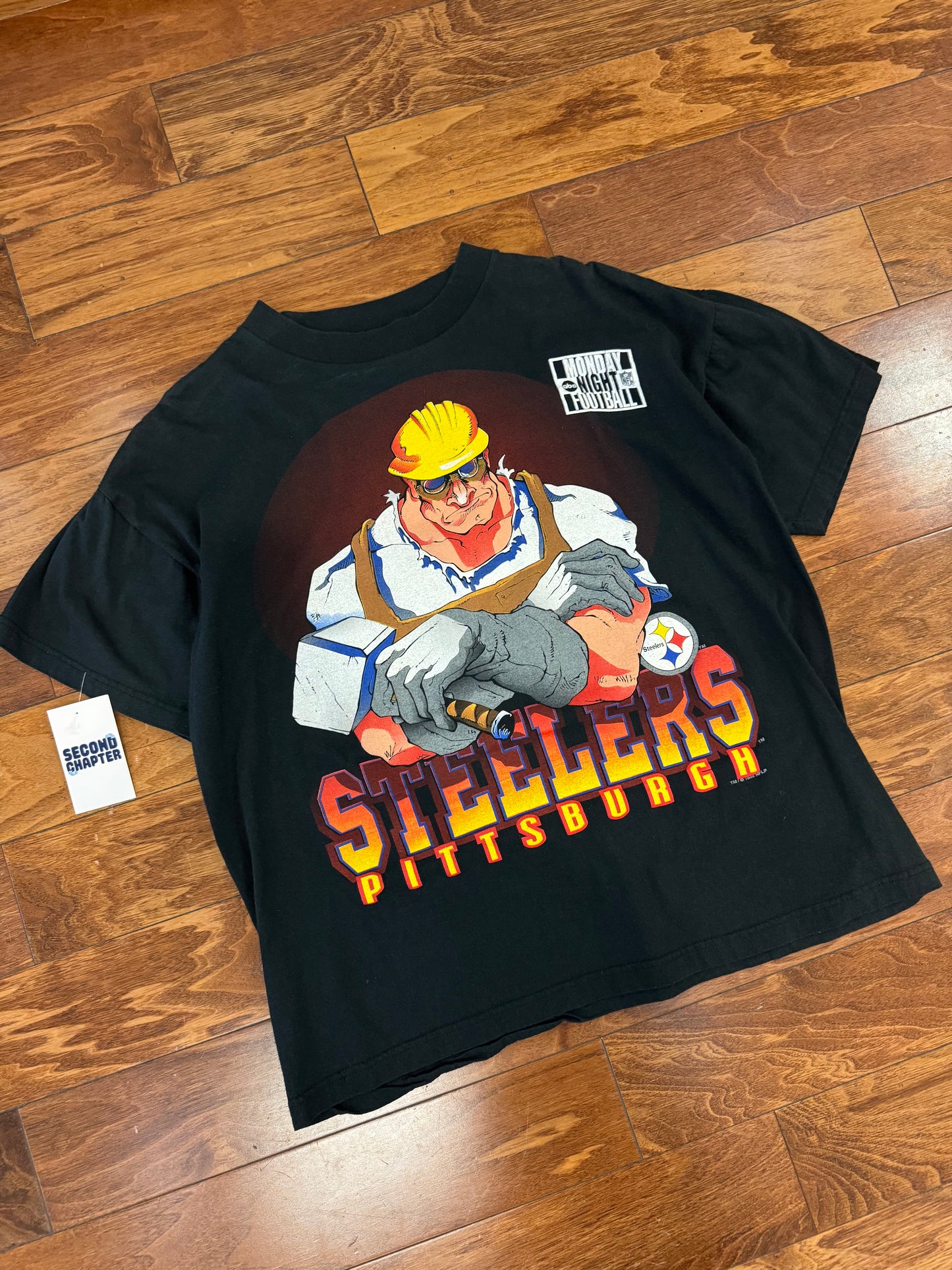 1995 Pittsburgh Steelers Monday Night Football Tee (M)
