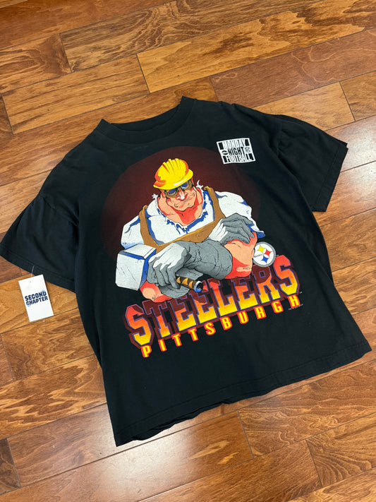 1995 Pittsburgh Steelers Monday Night Football Tee (M)